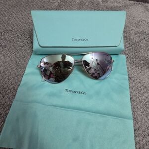 Tiffany & Co. Aviator Sunglasses with Case